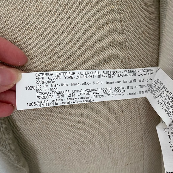 Zara linen oversized blazer - Picture 4 of 5